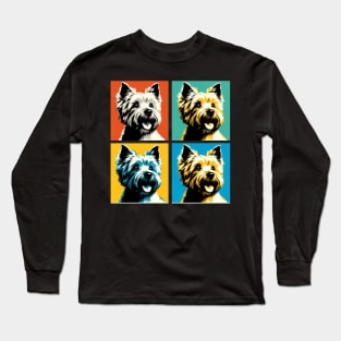 Cairn Terrier Pop Art - Dog Lover Gifts Long Sleeve T-Shirt